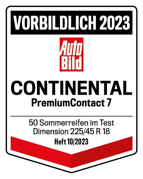 AutoBild Test PremiumContact 7 - 225/45R18