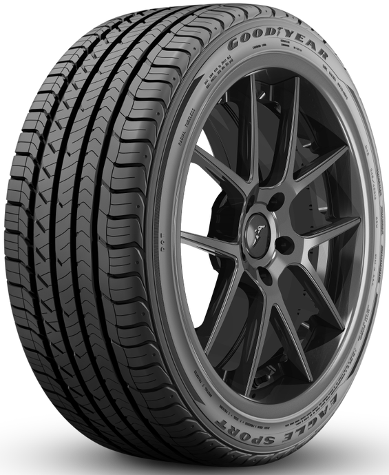 Goodyear Eagle Sport All Season - widok na oponę. Goodyear Eagle Sport All Season - widok na oponę.