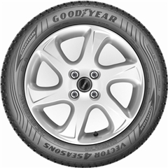Goodyear Vector 4Season Generacja 2 - widok na bok opony Goodyear Vector 4Season Generacja 2 - widok na bok opony