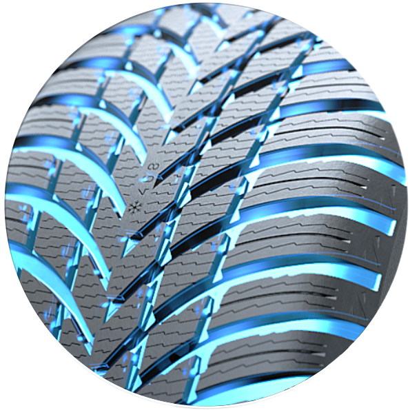 Nokian Tyres Snowproof 2 - odprowadzanie wody Nokian Tyres Snowproof 2 - odprowadzanie wody