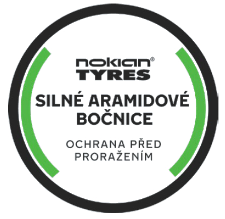 Aramidowa ochrona ściany bocznej przed uszkodzeniami. Aramidowa ochrona ściany bocznej przed uszkodzeniami.