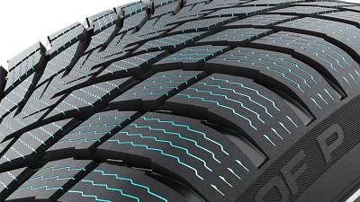 Nokian WR Snowproof P - Gęsta sieć lameli Nokian WR Snowproof P - Gęsta sieć lameli